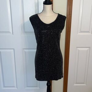 Express Sparkly Mini Dress